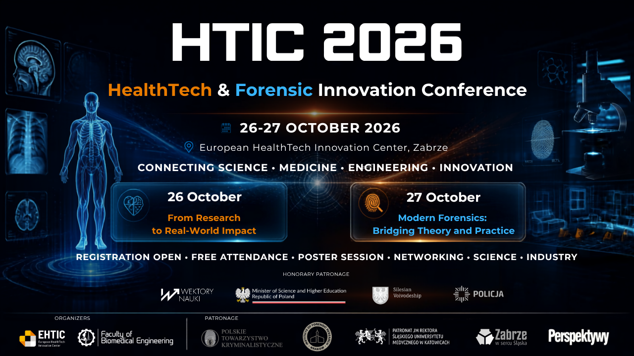 Konferencja HTIC2026 - HealthTech & Forensic Innovation Conference