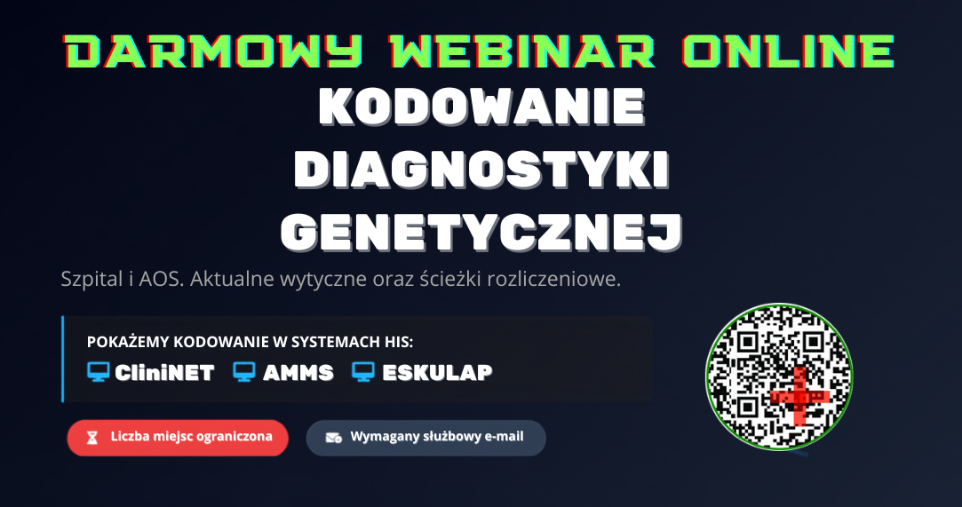 Warsztaty kodowania świadczeń z zakresu diagnostyki genetycznej A.D. 2026 - szkolenie online