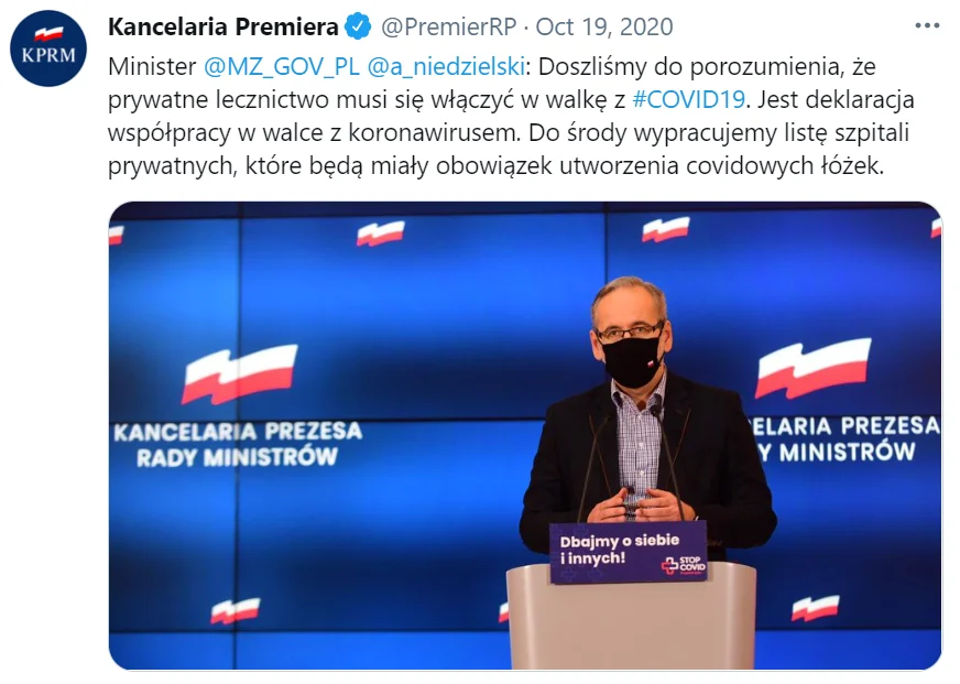 Konferencja Prasowa Ministra Zdrowia Adama Niedzielskiego Na żywo Medexpresspl 7953