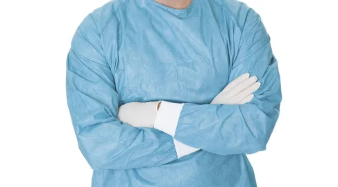 Portrait of confident surgeon