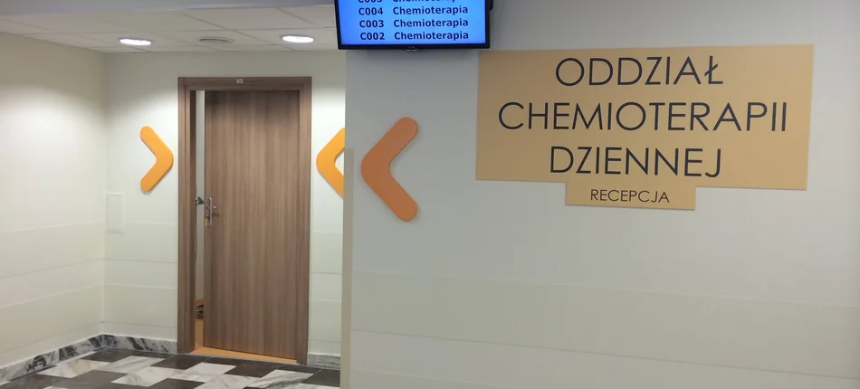 Oddział chemioterapii dziennej Centrum Onkologii po modernizacji - Obrazek nagłówka