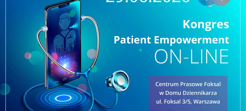 Kongres Pacjencki Patient Empowerment On-line  - Obrazek nagłówka
