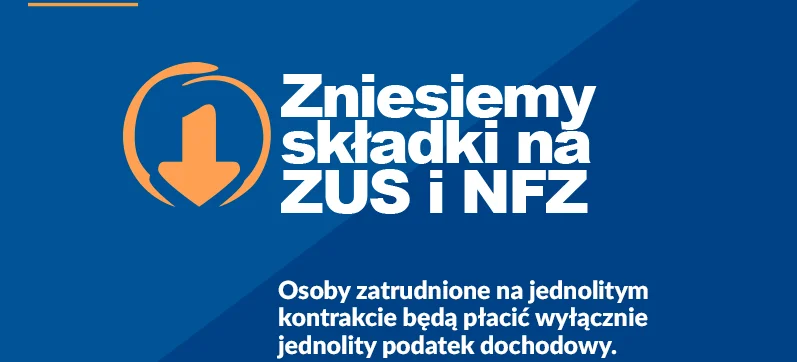 Ewa Kopacz: Zniesienie składek na ZUS i NFZ - Obrazek nagłówka