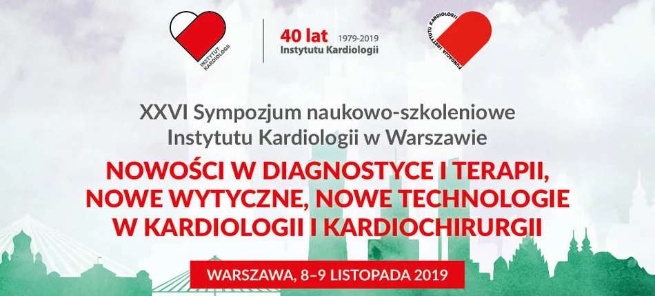 XXVI Sympozjum naukowo-szkoleniowe Instytutu Kardiologii w Warszawie  - Obrazek nagłówka