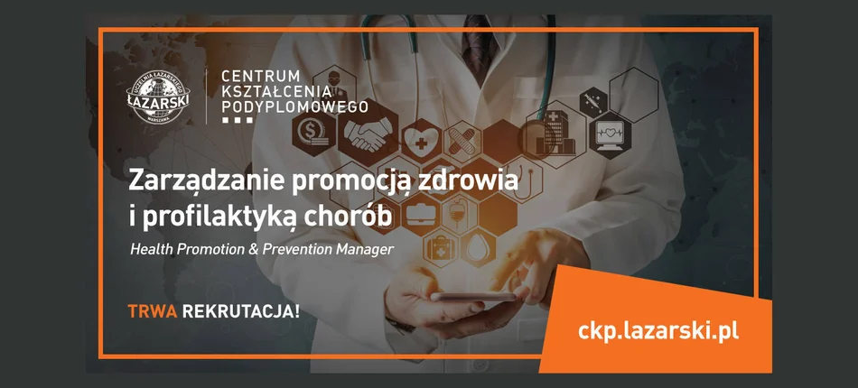 Pierwsze w Polsce studia podyplomowe dla managerów promocji zdrowia i profilaktyki chorób - Obrazek nagłówka