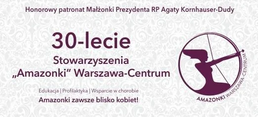 Obchody 30-lecia Stowarzyszenia Amazonki Warszawa-Centrum - Obrazek nagłówka