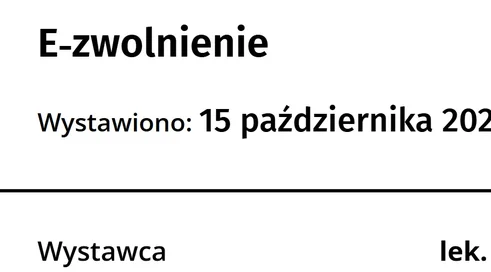 e-zwolnienie