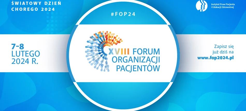 XVIII Patient Organization Forum - Header image