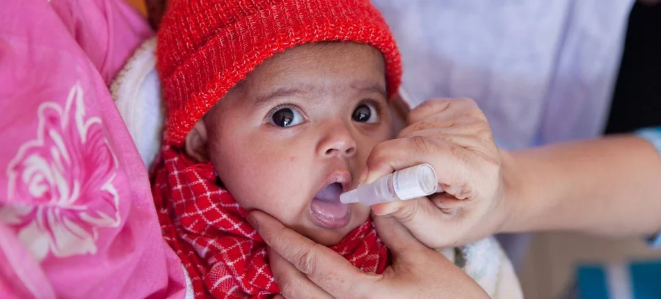 Najniższa w historii liczba zachorowań na polio - Obrazek nagłówka