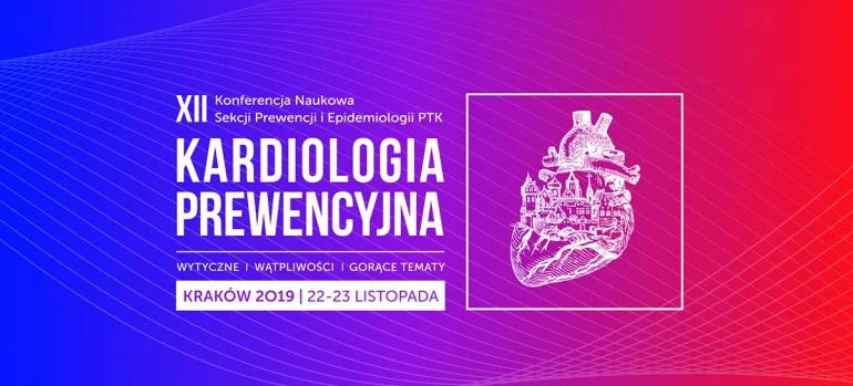 Kardiologia Prewencyjna 2019 - wytyczne, wątpliwości, gorące tematy. Kraków 22-23.11.2019 - Obrazek nagłówka
