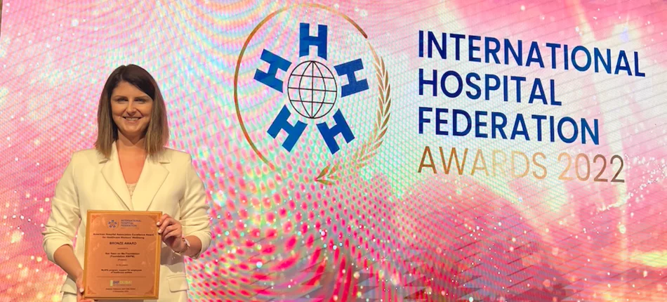 Fundacja Nie Widać o Mnie z nagrodą International Hospital Federation. - Obrazek nagłówka