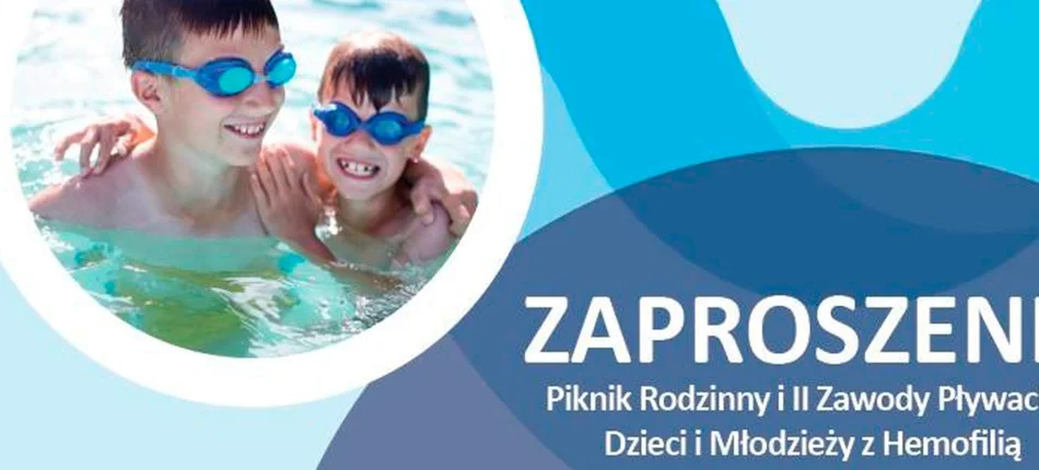 Już 13 kwietnia Piknik Rodzinny i II Zawody Pływackie Dzieci i Młodzieży z Hemofilią  - Obrazek nagłówka