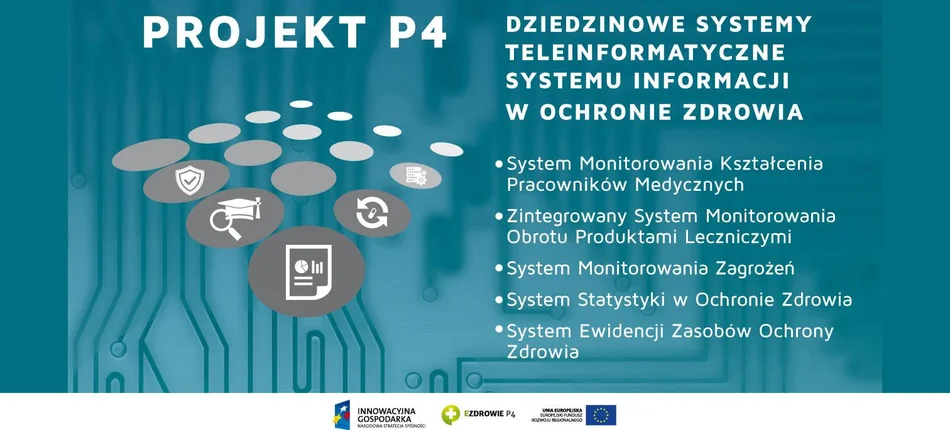 Systemy informatyczne w ochronie zdrowia w ramach Projektu P4 - Obrazek nagłówka
