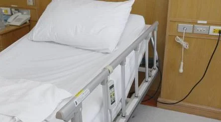 Comfortable hospital bed